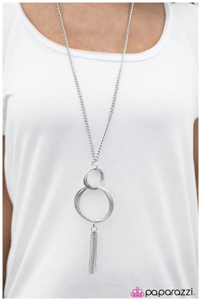 Collar Paparazzi ~ Solo llámame ángel - Plata