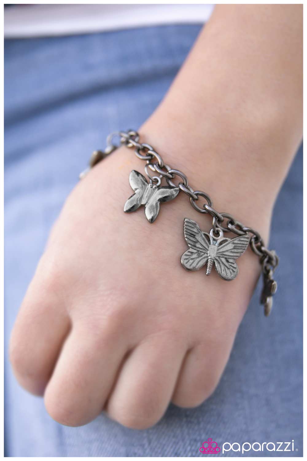 Pulsera Paparazzi ~ Danza de las Mariposas - Negro