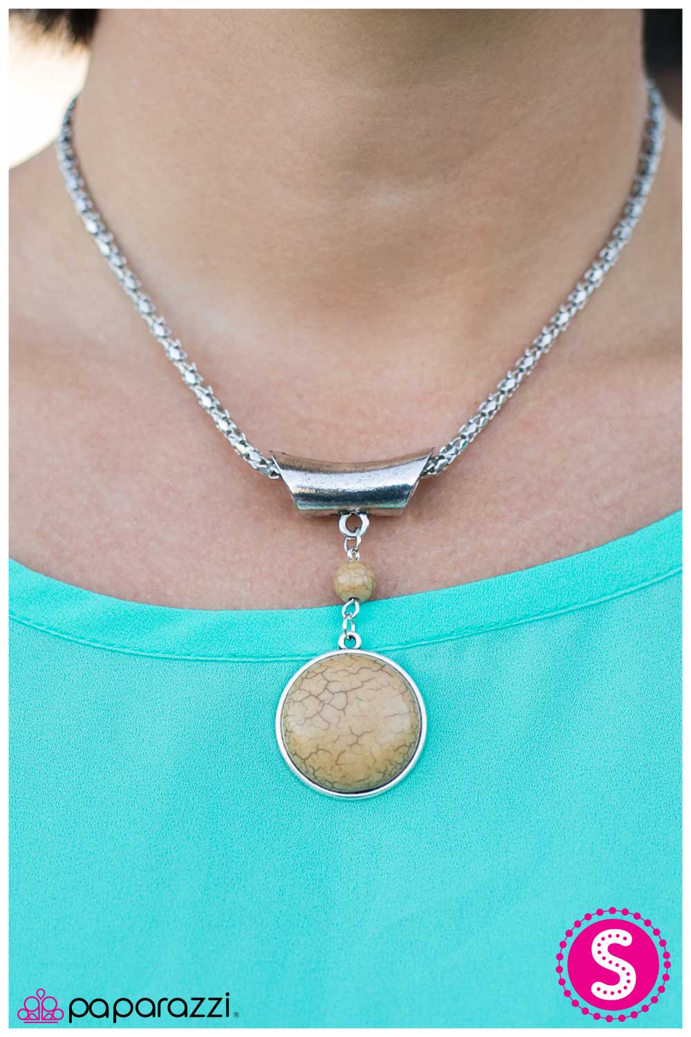 Collar Paparazzi ~ The Electric Slide - Marrón