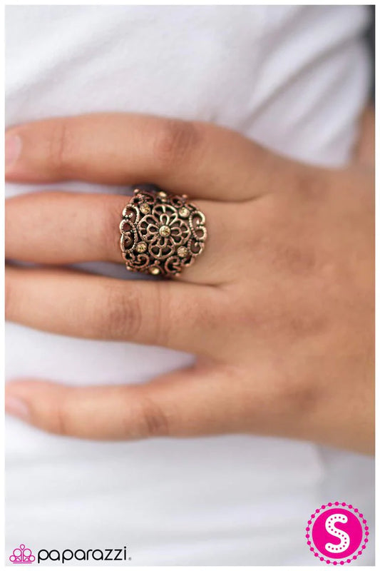 Paparazzi Ring ~ With A Twist - Copper