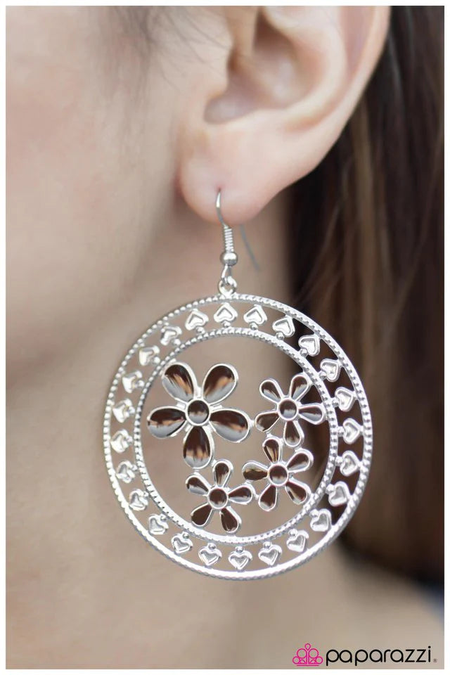 Paparazzi Earring ~ Springtime Pleasure - Brown