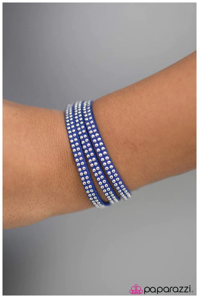 Pulsera Paparazzi ~ The Girl Scout - Azul