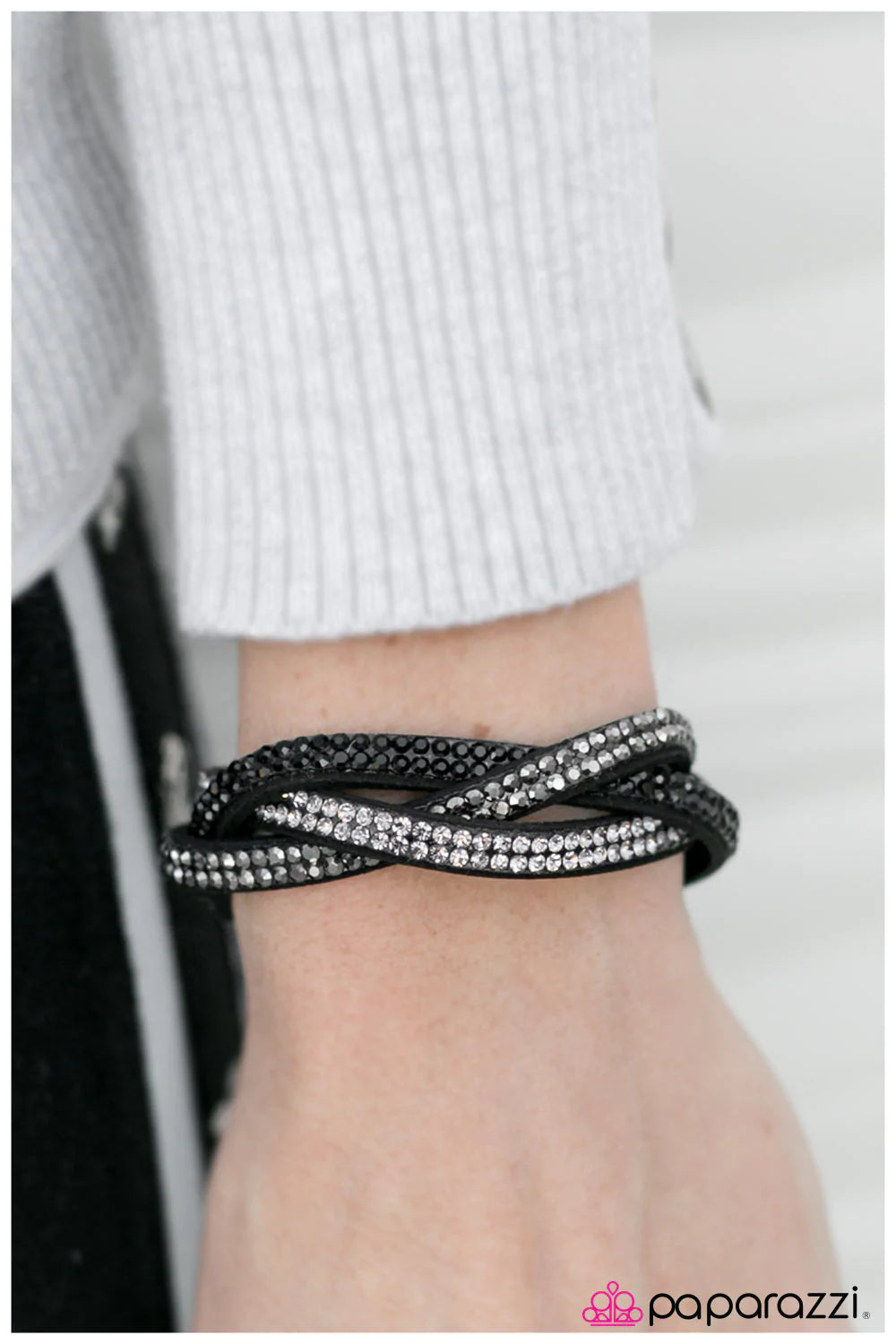 Pulsera Paparazzi ~ Los que odian van a odiar - Negro