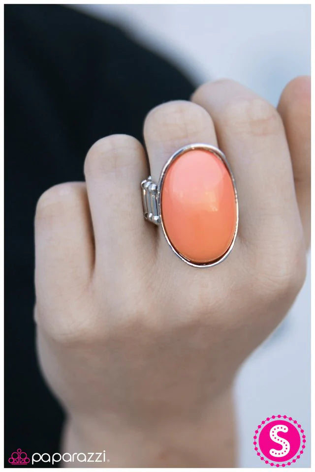 Anillo Paparazzi ~ Icono del pop - Naranja