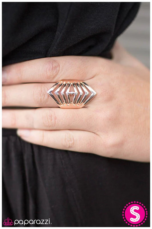 Paparazzi Ring ~ The A-Team - Rose Gold