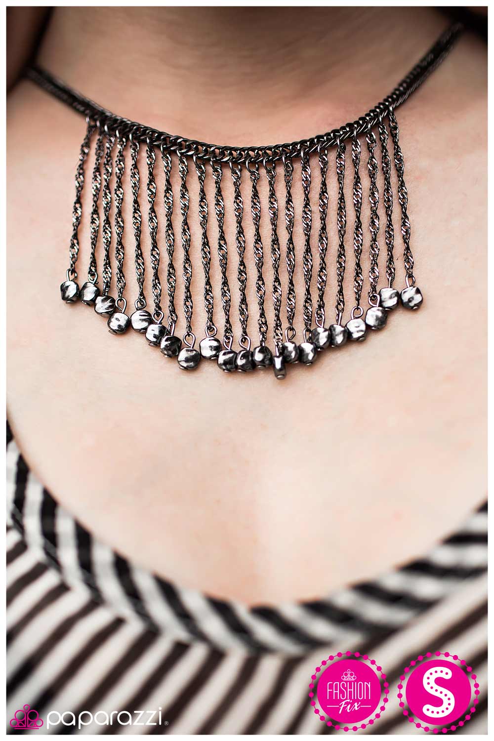 Paparazzi Necklace ~ Hey, Jealousy - Black