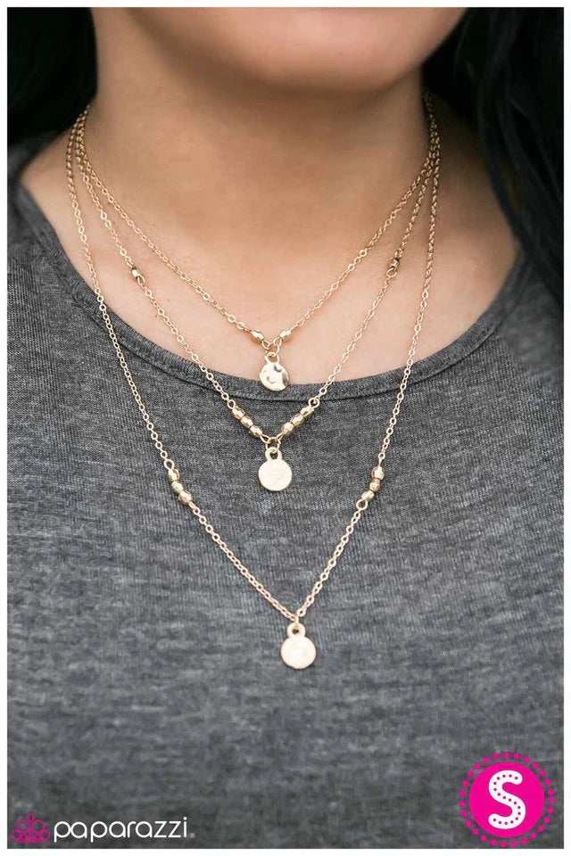 Paparazzi Necklace ~ Every Little Thing She Does Is Magic - Gold