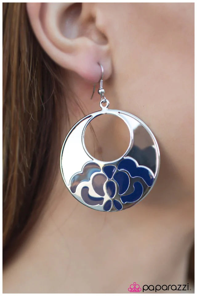 Paparazzi Earring ~ ISLE Survive - Blue