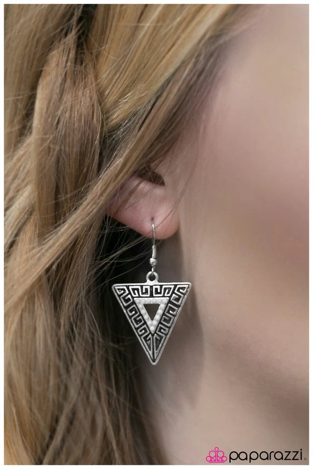 Pendiente Paparazzi ~ Age Of Discovery - Blanco