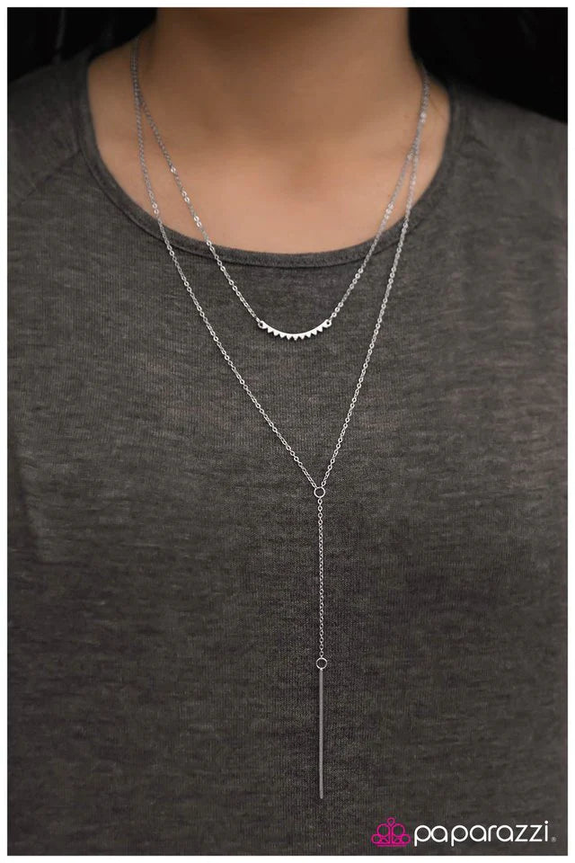 Collar Paparazzi ~ Guarda el drama para tu mamá - Plata