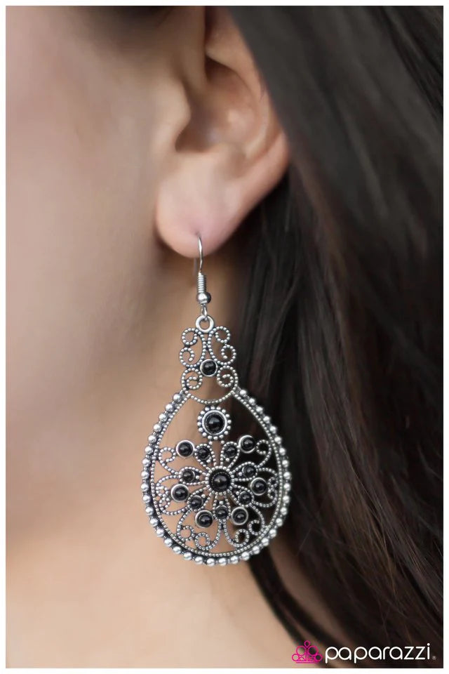 Pendiente Paparazzi ~ En busca del hombre perfecto - Negro