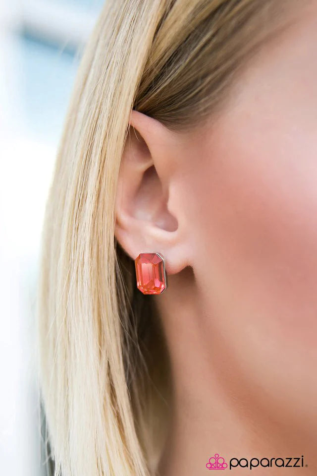 Pendiente Paparazzi ~ Be My Guest - Naranja