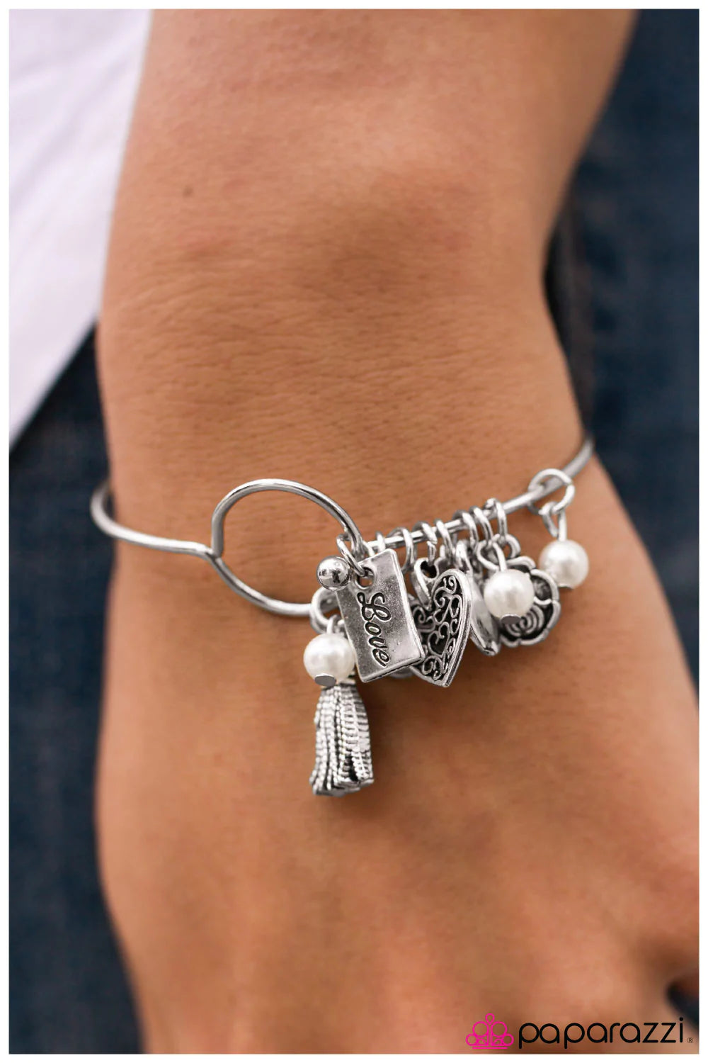 Pulsera Paparazzi ~ ¿Por qué estás, Romeo? - Blanco