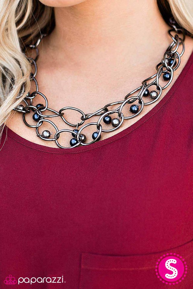 Paparazzi Necklace ~ Season Premiere - Blue