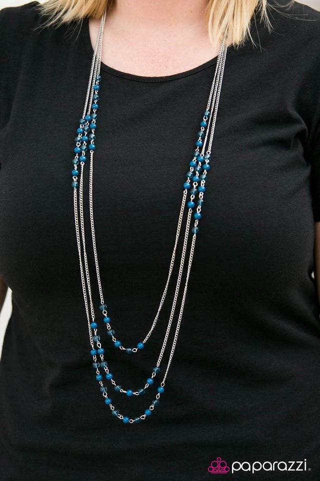 Collar Paparazzi ~ Color My World - Azul