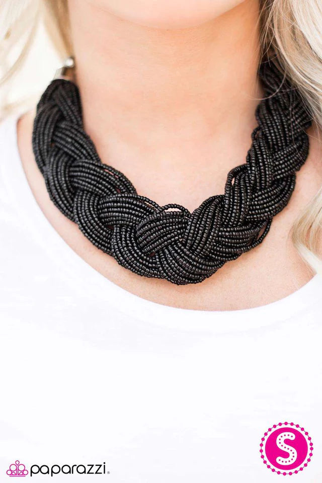 Collar Paparazzi ~ El Gran Outback - Negro