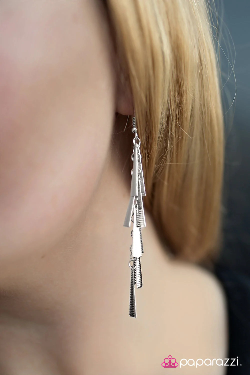 Paparazzi Earring ~ Chinese New Year - Silver