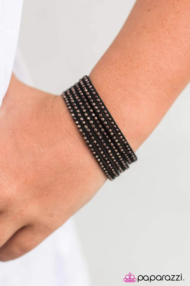Pulsera Paparazzi ~ Interpretando al villano - Negro