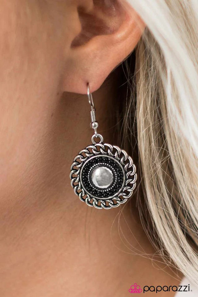 Pendiente Paparazzi ~ Trust Me - Negro