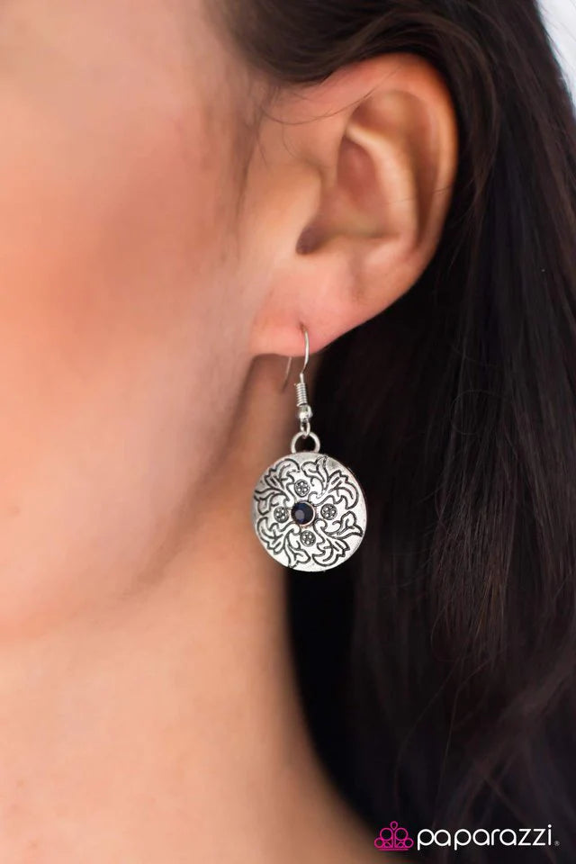 Paparazzi Earring ~ Little Lovelies - Blue