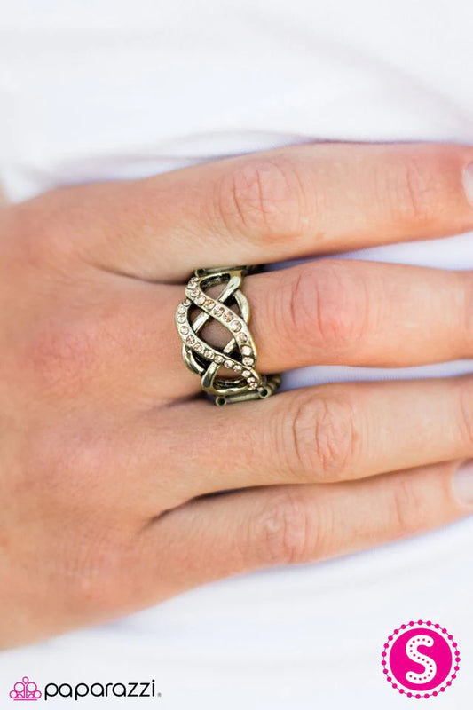 Paparazzi Ring ~ Let Me Treasure You - Brass