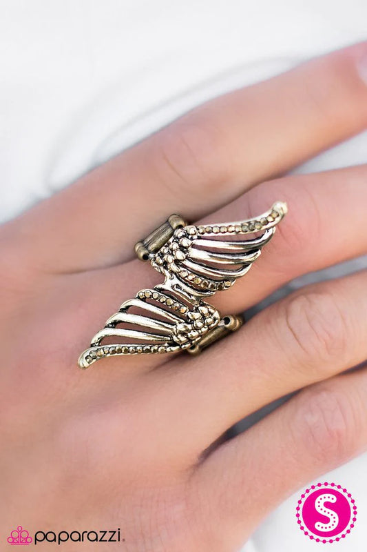 Paparazzi Ring ~ Let Me Be Your Wings - Brass
