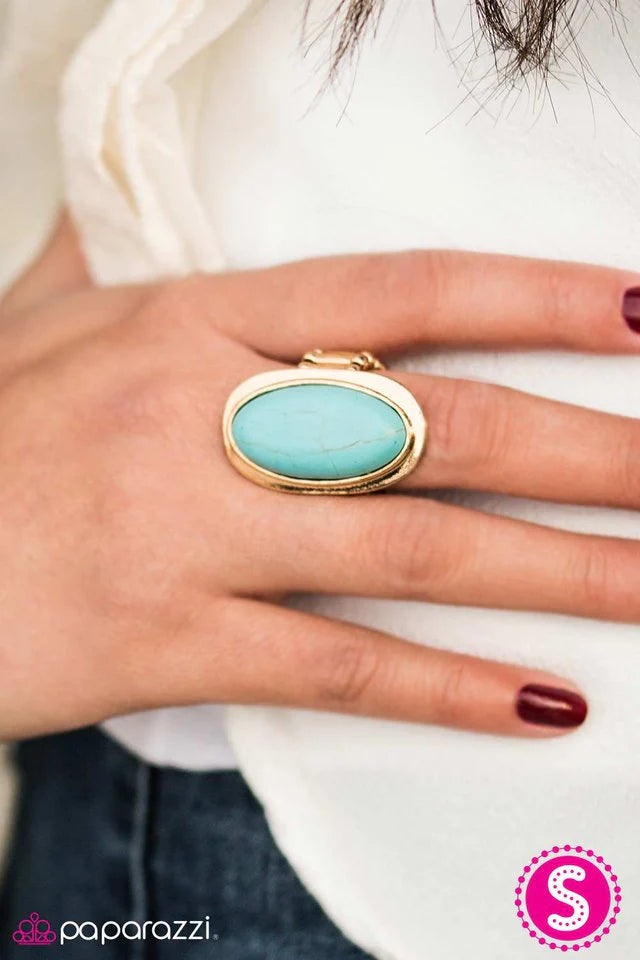 Anillo Paparazzi ~ Noche de rodeo - Azul