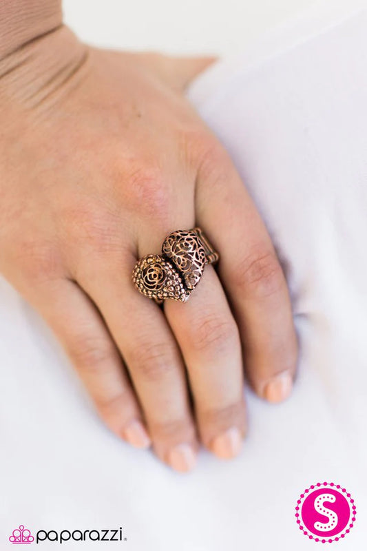 Paparazzi Ring ~ I Want To Know What Love Is - Copper