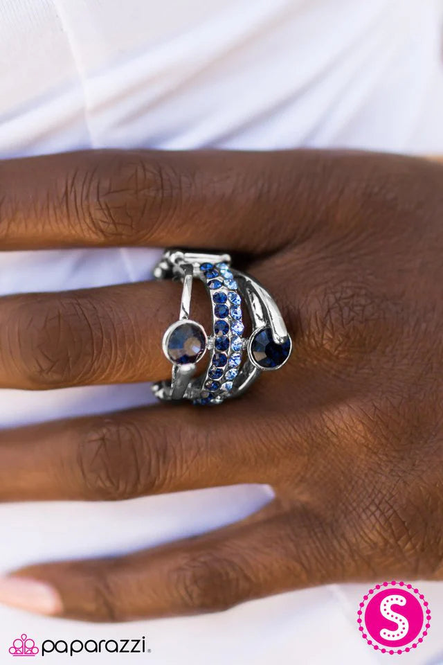 Anillo de paparazzi: ¡agárrate bien a tu asiento! - Azul