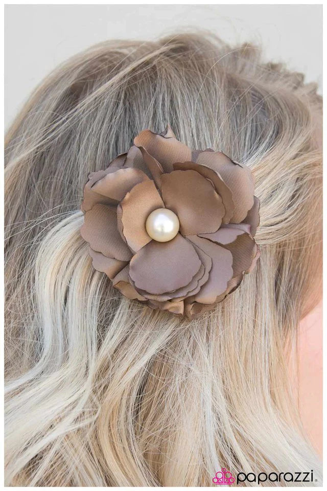 Paparazzi Hair Accessories ~ An Ivory Tower - Brown