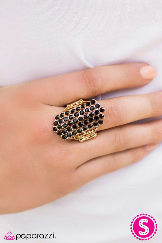 Paparazzi Ring ~ You Can Call Me Queen Bee - Gold