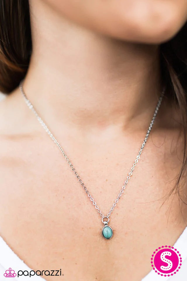 Collar Paparazzi ~ Take A Hint - Azul