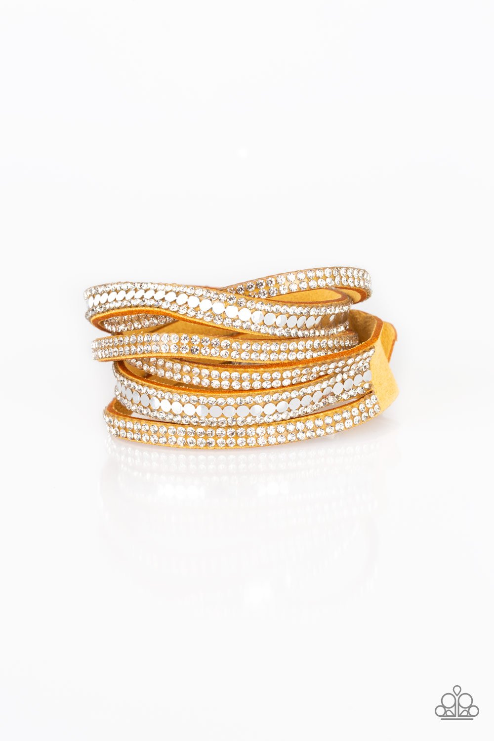 Paparazzi Bracelet ~ Rock Star Attitude - Yellow