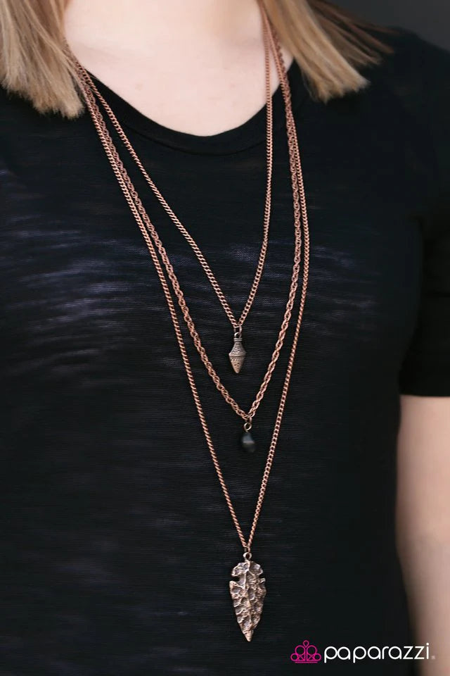 Paparazzi Necklace ~ Its Ancient History - Copper