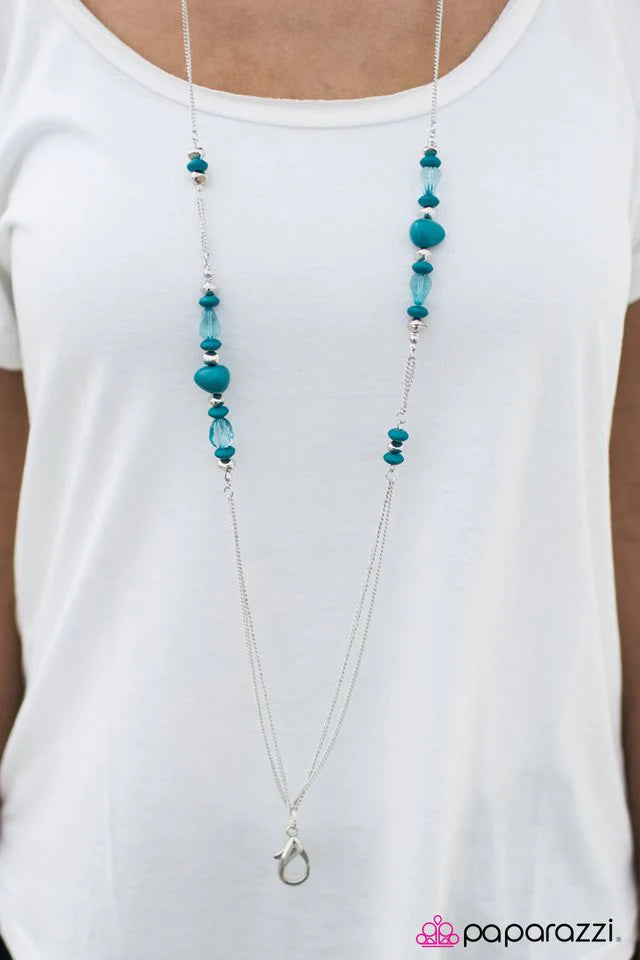 Paparazzi Necklace ~ Miracle Worker - Blue