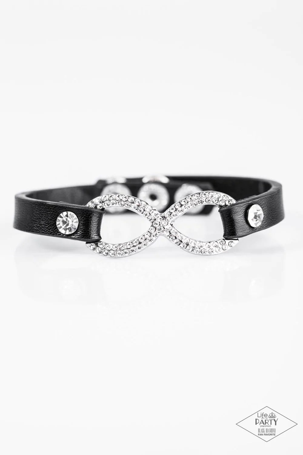 Paparazzi Bracelet ~ Innocent Till Proven GLITZY! - Black
