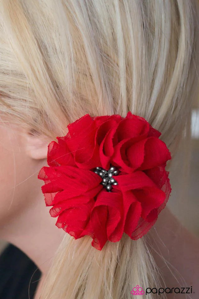 Paparazzi Hair Accessories ~ A Clean Slate - Red