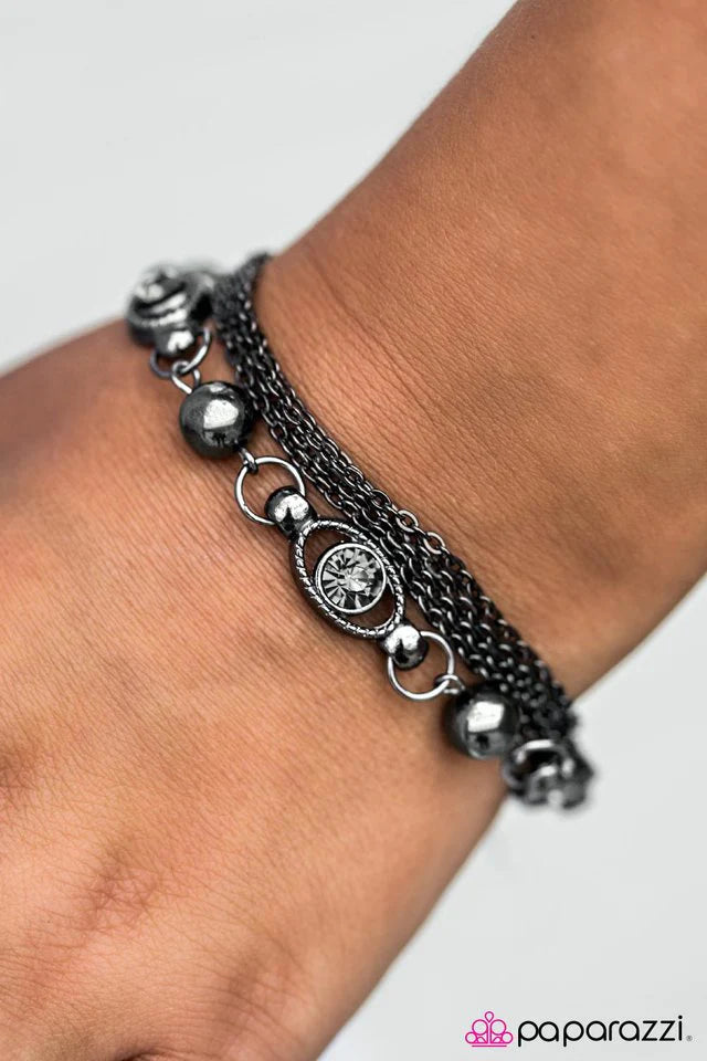 Pulsera Paparazzi ~ Seeing Eye to Eye - Negro