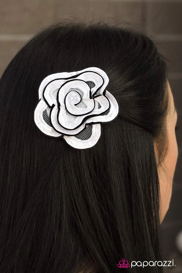 Paparazzi Hair Accessories ~ Dont Call Me Baby - White