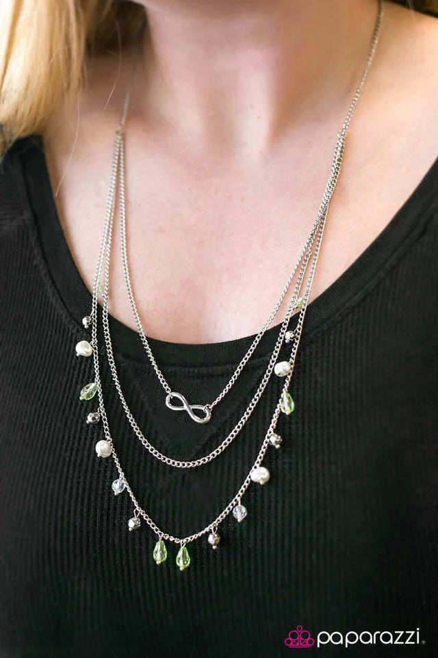 Collar Paparazzi ~ Mi fin y mi principio - Verde