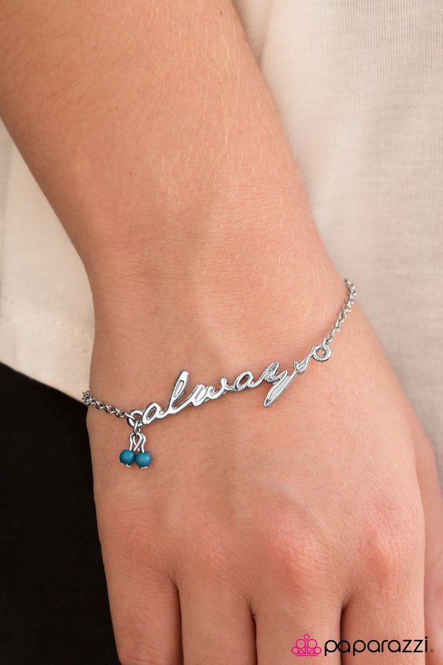 Pulsera Paparazzi ~ Esto te lo prometo - Azul