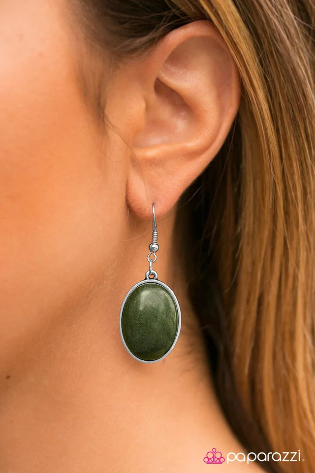 Pendiente Paparazzi ~ Romance ranchero - Verde
