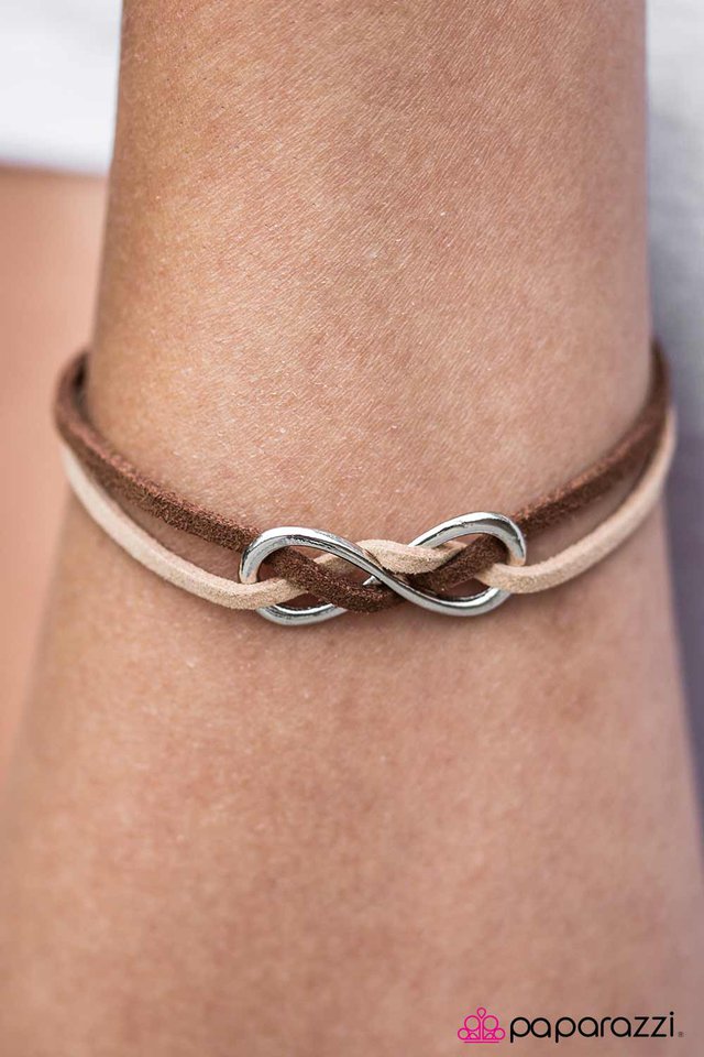 Paparazzi Bracelet ~ Infinity and Beyond - Brown