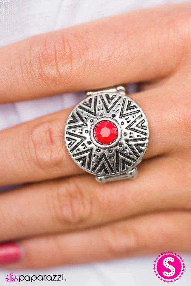 Anillo Paparazzi ~ Sunshine State - Rojo