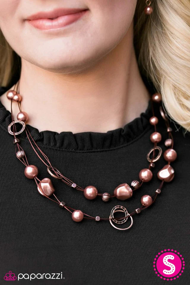 Collar Paparazzi ~ Cuando pienso en ti - Cobre