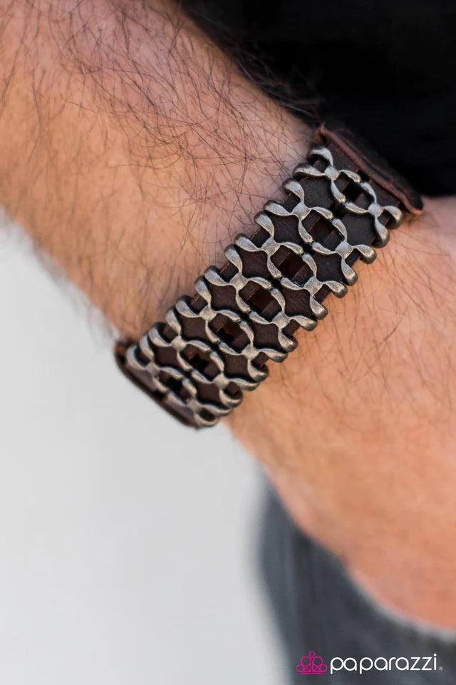 Paparazzi Bracelet ~ Wild Buck - Brown