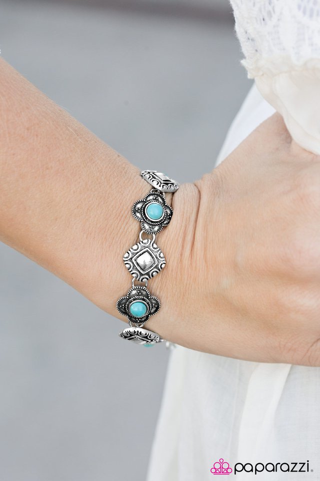 Pulsera Paparazzi ~ Dune Dancer - Azul