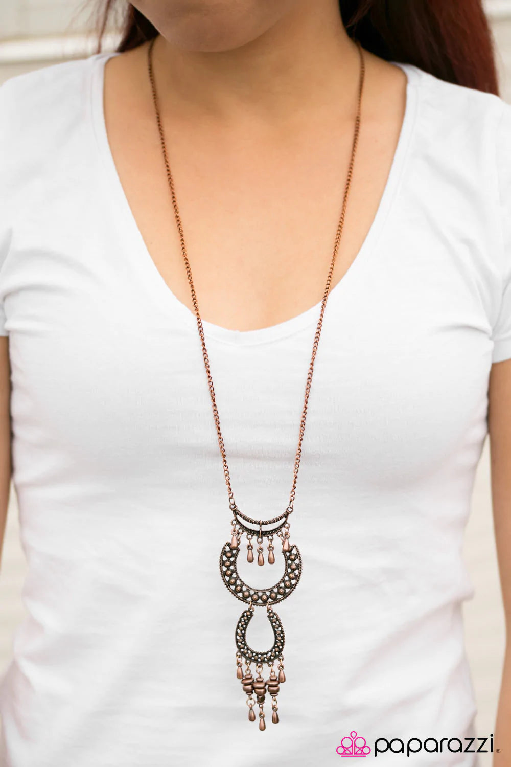 Paparazzi Necklace ~ Thank Your Lucky Stars - Copper