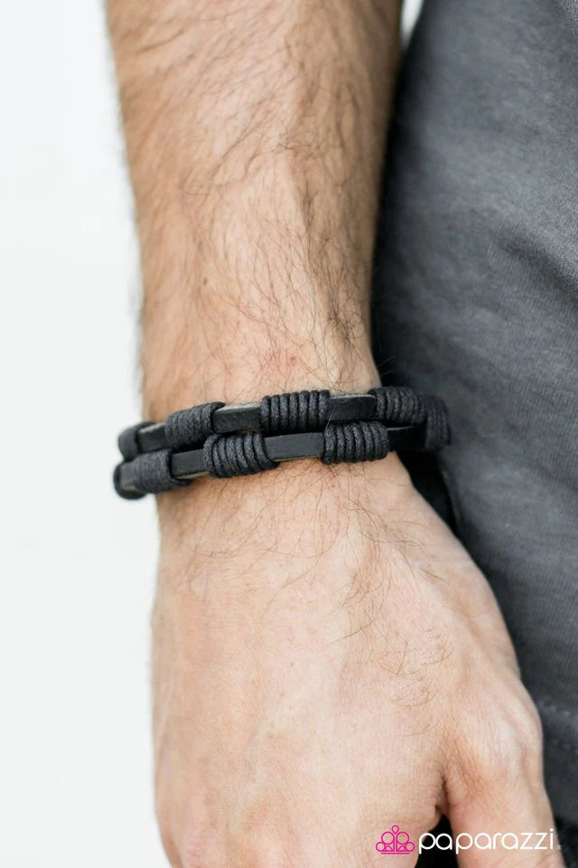 Pulsera Paparazzi ~ Rogue One - Negro