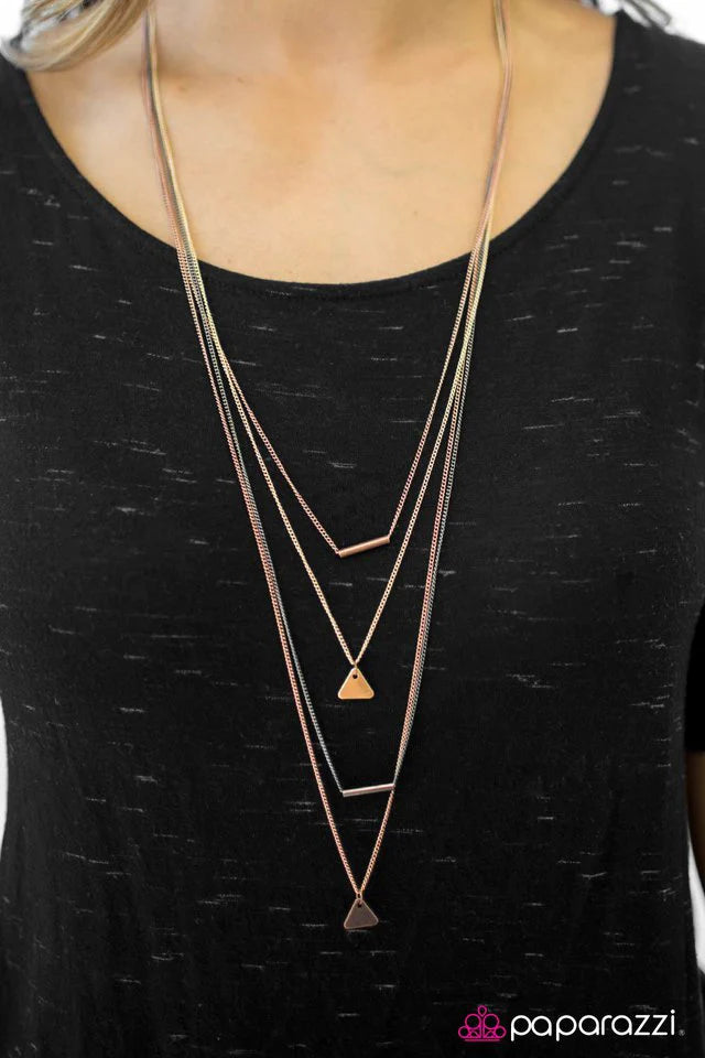 Collar Paparazzi ~ ¡Solo TRI y Stop Me! - Cobre